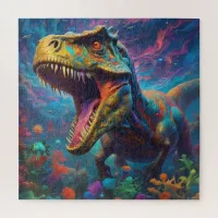 Jigsaw Puzzle T-Rex Dinosaur Modern Animal Art