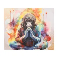 *~* Chimpanzee Ape Rainbow SC5   Metal Print