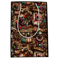 Spooky Creepy Clown Zombie Abandoned Carnival Medium Gift Bag