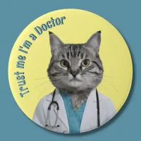 Dr Cat, trust me I'm a doctor, Vet Button