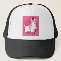 Llama Bride Trucker Hat