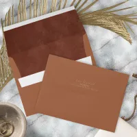 Boho Oasis Wedding Sienna/Burnt Umber ID959 Envelope