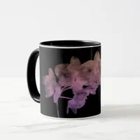 Orchid I-Abenaki shadow on a dark background Mug