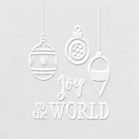 Joy to the World Hanging Ornaments Christmas Embosser