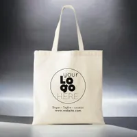 Custom Logo Canvas Tote Bags For Businesses