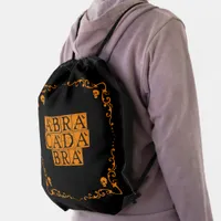 Abracadabra Magic Word Drawstring Backpack