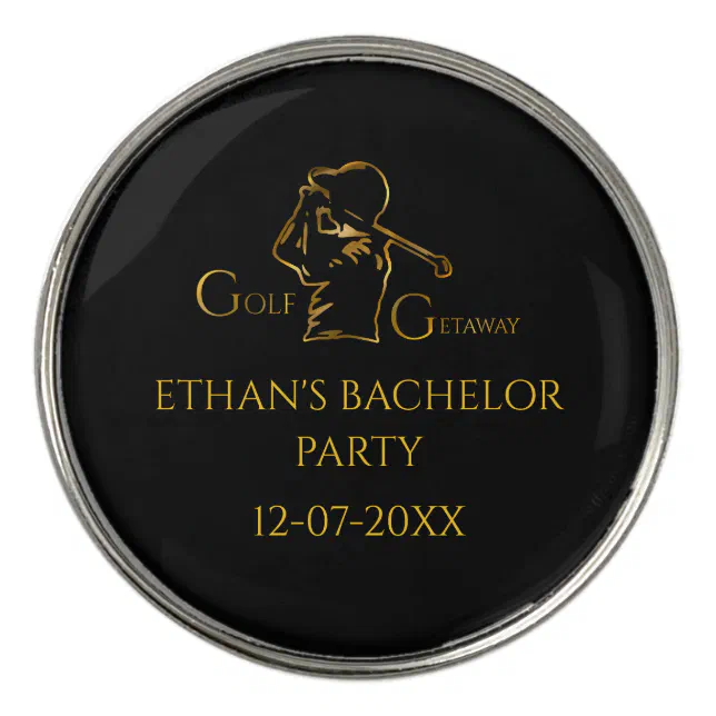 Golfer Golf Bachelor Party - Golfing Getaway Golf Ball Marker