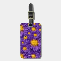 Beautiful Purple Michaelmas Daisies Luggage Tag