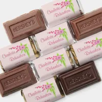 Pink and Green Nostalgic Floral Hershey's Miniatures