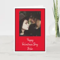 Personalized Valentine's Day Photo Card