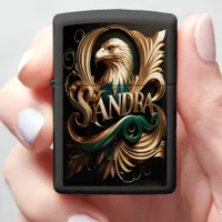 Golden Eagle & Sandra Zippo Lighter