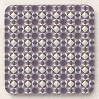 Coaster Set - Purple Quilt Block