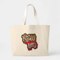 Epic Kazoo Hero Funny Music Cartoon Large Tote Bag