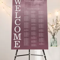 Watercolor Reflections Wedding Mauve ID774 Foam Board