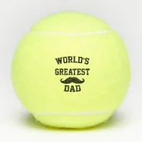 Worlds Greatest Dad Tennis Balls