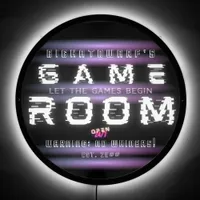 Personalized Gamer Room Gamertag Gaming Zone LED Sign