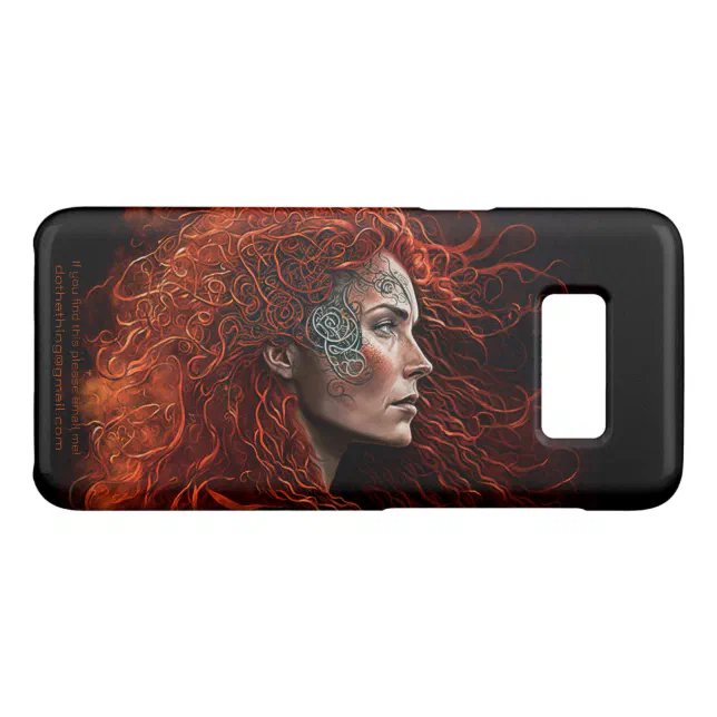 Irish Woman Profile with Abstract Face Paint Case-Mate Samsung Galaxy S8 Case
