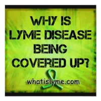 Why is Lyme Disease Being Covered Up Poster