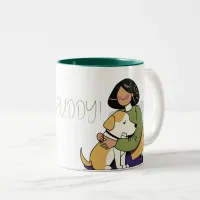 I Love My Dog - Female Edition 2 Two-Tone Coffee Mug