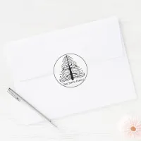 Christmas Tree Envelope Seal