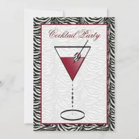 snazzy Cocktail party Invitation