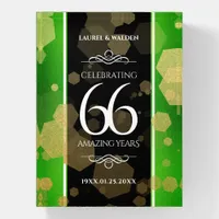 Elegant 66th Titanite Wedding Anniversary Paperweight