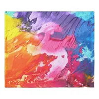 Colorful Modern Abstract Paint Duvet Cover