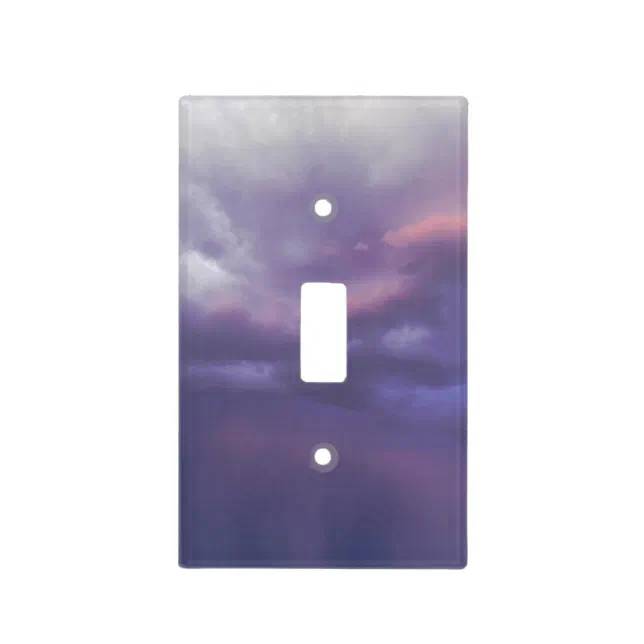 Colorful Storm Clouds Light Switch Cover