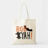 cute booyah halloween tote bag