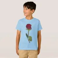 Red Rose Photo Kids T-Shirt