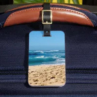 Tropical Beach Luggage Tag