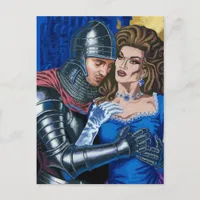 The Knight and Drag Queen Postcard