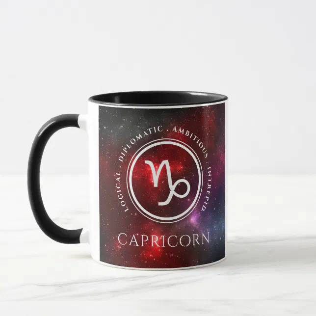 Starfield Capricorn Goat Western Zodiac Mug