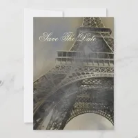 Parisian french wedding save the date