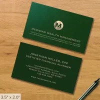 Elegant Financial Professional Business Card