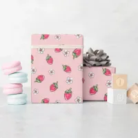 Baby Shower Hand Drawn Strawberry Berry Sweet Wrapping Paper