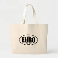 Euro Gamer Funny Oval Meeple Tabletop Fun  Large Tote Bag