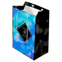 Elegant 41st Blue Topaz Wedding Anniversary Medium Gift Bag