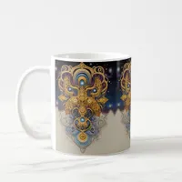 Stellar Symmetry: Cosmic Ornamentation Coffee Mug