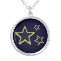 Stellar Gold Silver Plated Necklace