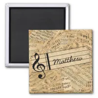 Pieces of Vintage Music ID389 Magnet