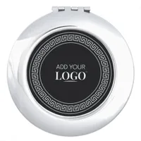 Custom Business Logo Branding Modern Promotional Compact Mirror