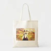 Iceland Horse Digital Art Tote Bag