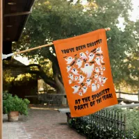 Funny You've Been Ghosted Ghosts in Flight House Flag