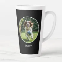 Best Dog Dad Pet Owner Custom Photo Father's Day Latte Mug