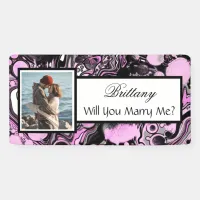 Will you Marry Me Custom Name Proposal   Banner