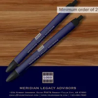 Custom Logo Navy Blue Pen