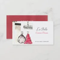 Fashion Boutique Couture Dressmaker  Business Card