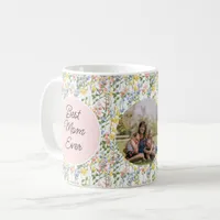 Best Mom Ever Wildflower Photo Coffee Mug