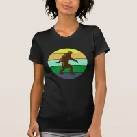 Vintage Sunset Bigfoot Sasquatch  T-Shirt